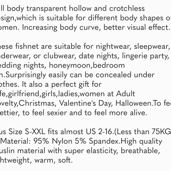 Women's Sexy Mesh BodyStocking Fishnet Lingerie Long Sleeve Bodysuits One Piece - Picture 4 of 6